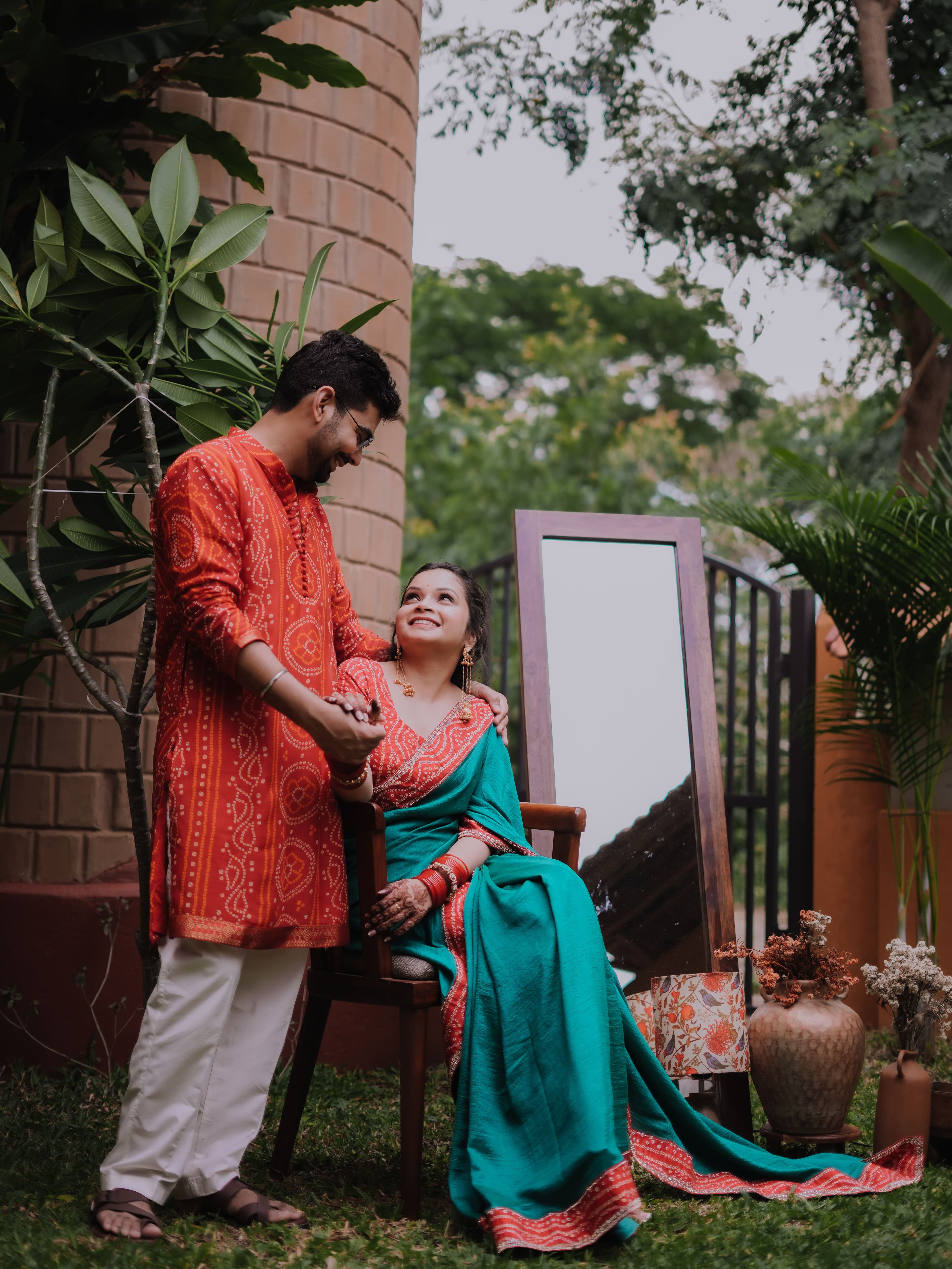 Pre-wedding portrait